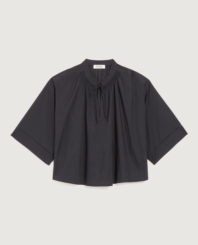 Bluse aus Baumwollvoile K080 vulcan gray