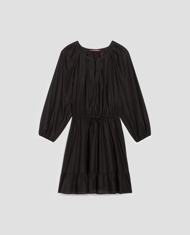Kurzes Kleid mit 3/4-Ärmeln H091 black beauty