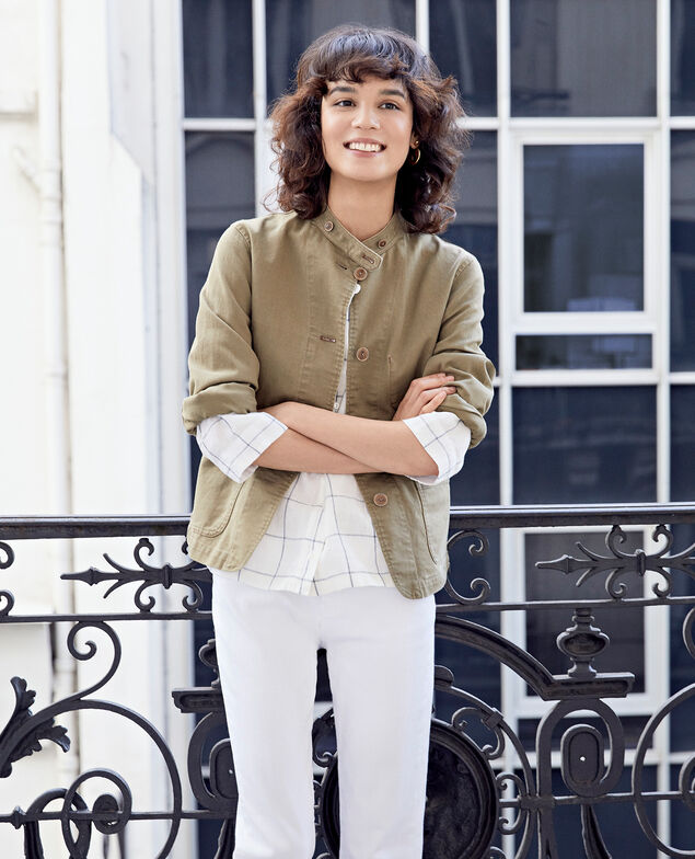 Jacke mit Mao-Kragen Mastic