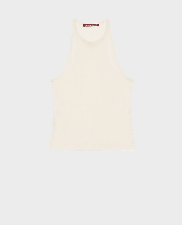 Tanktop aus Baumwolle 0007 white