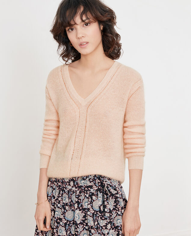 Pullover mit Mohair Nude