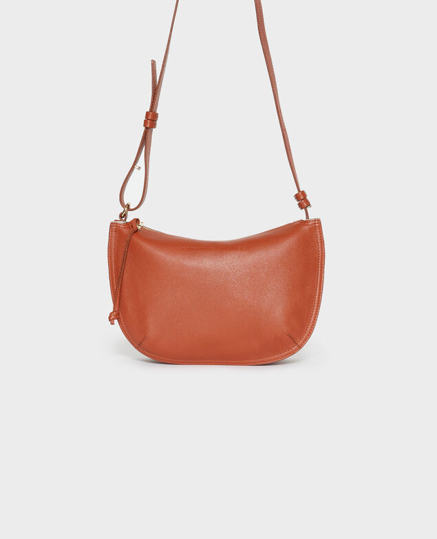 Kleine Ledertasche 31 beige
