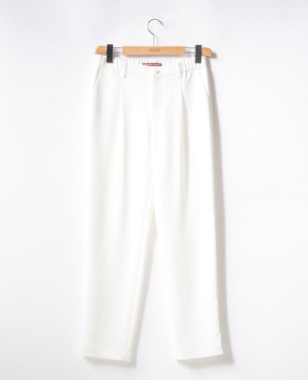 Hose aus Krepp Blanc