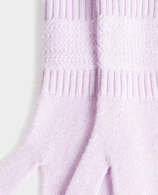Handschuhe aus Kaschmir Pastel lilac