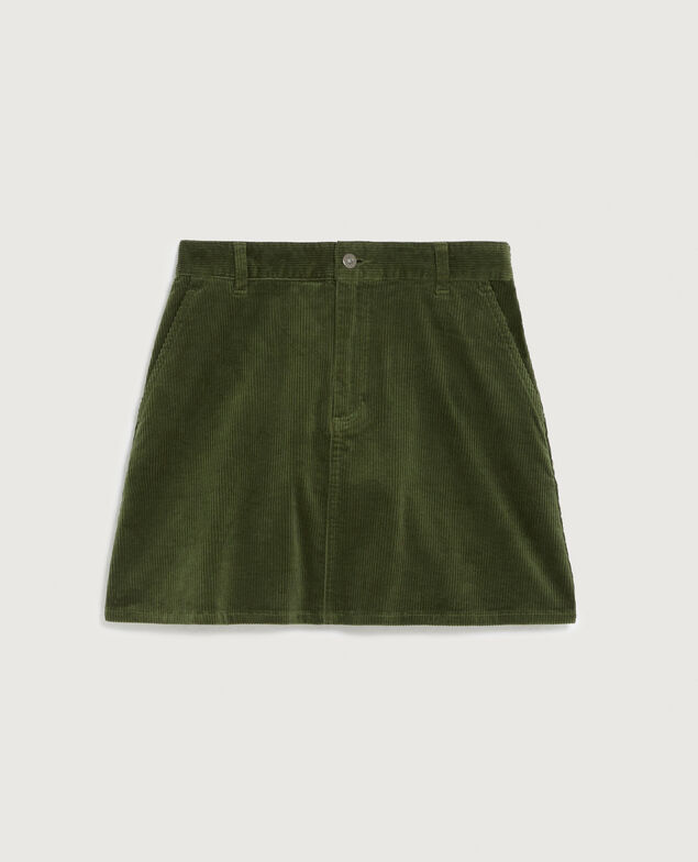 Kurzer Cordrock U550 green