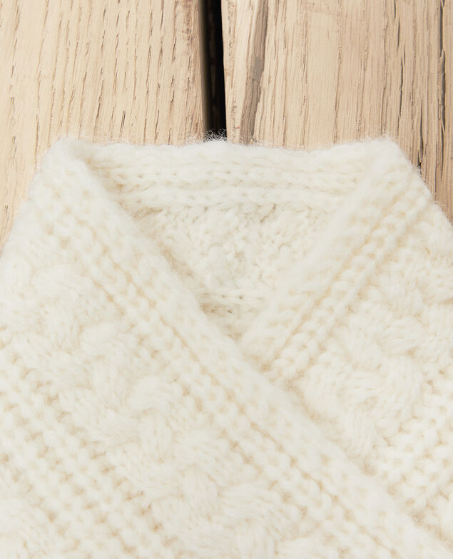 Strickkragen Off white