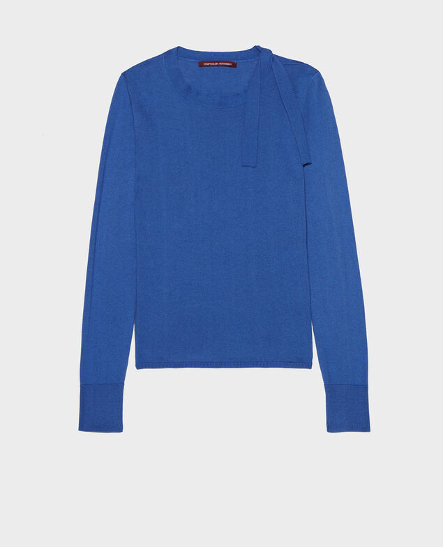 Pullover mit Seide und Kaschmir Amparo blue