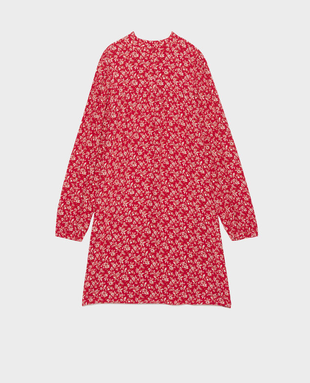 AGLAÉ - Kurzes, bedrucktes Kleid Indienne red
