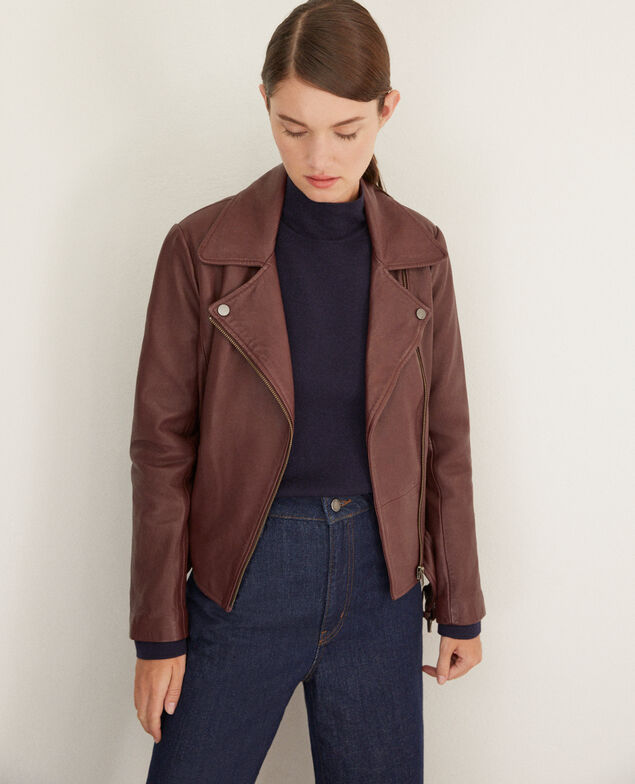 Zeitlose Lederjacke  Decadente chocolate
