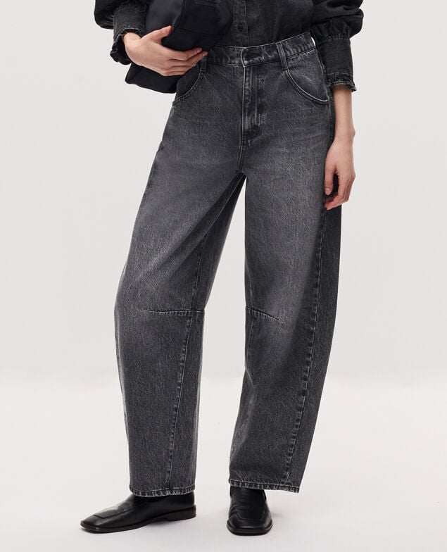Barrel Jeans - CHARLIE K081 dark gray