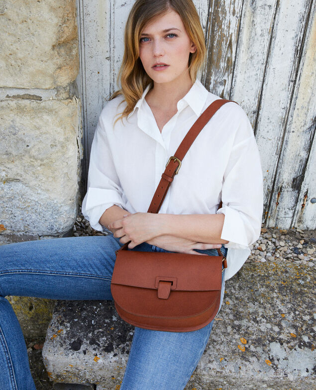  Große Halbmond-Tasche Camel