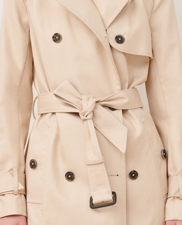 CATHERINE - Ikonischer Trenchcoat Smoke gray