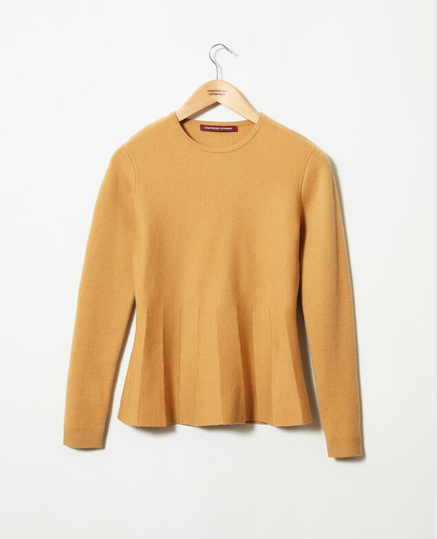 Pullover mit Rundhalsausschnitt Iced coffee
