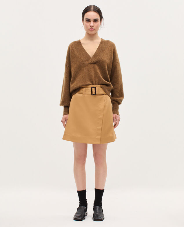 Kurzer Wickelrock K320 prairie sand