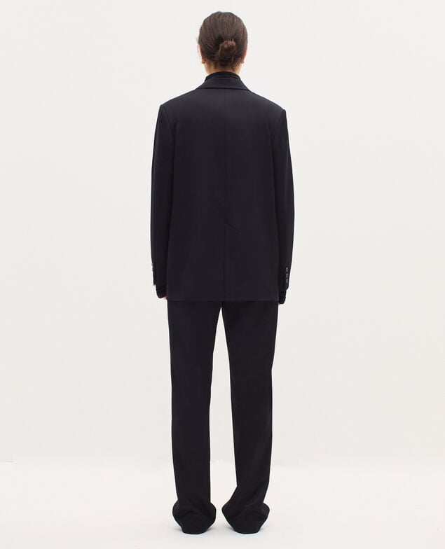 Blazer aus Wolle H091 black beauty