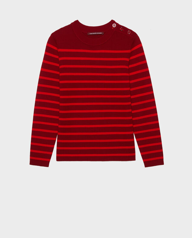 MADDY - Pullover aus Merinowolle im Marinelook Str_ryr_fyr
