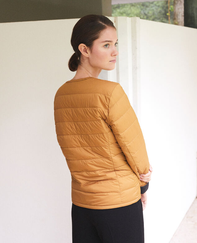 Wendebare Jacke Mademoiselle Plume Ad golden brown