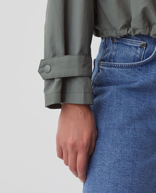 Kurzer Blouson mit wasserabweisender Kapuze J560 basil dark green