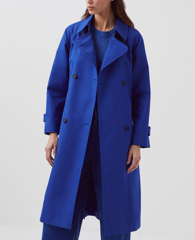CATHERINE - Weiter Trenchcoat H660 sodalite blue