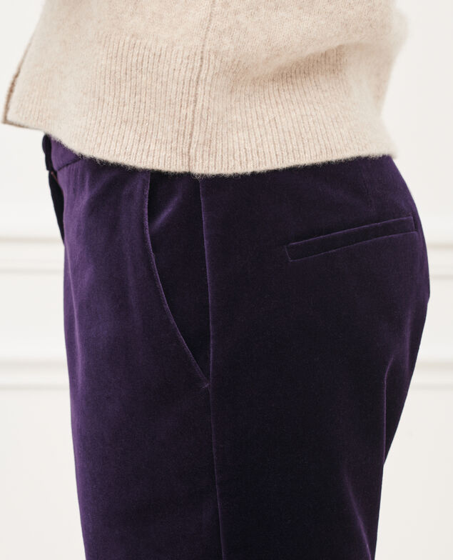 MARGUERITE - Zigarettenhose 6040 purple