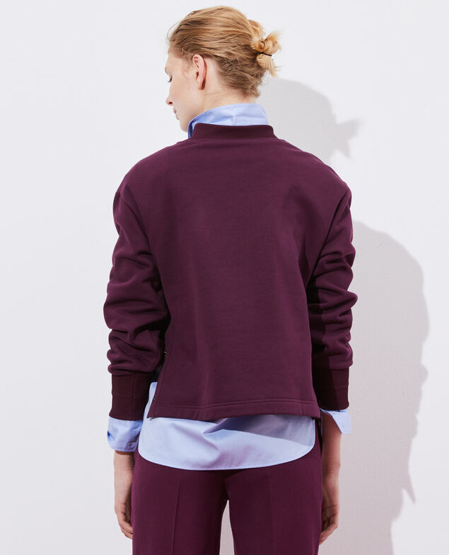 Sweatshirt mit Stehkragen Potent purple