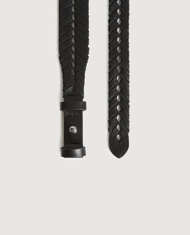 Ledergürtel H091 black beauty