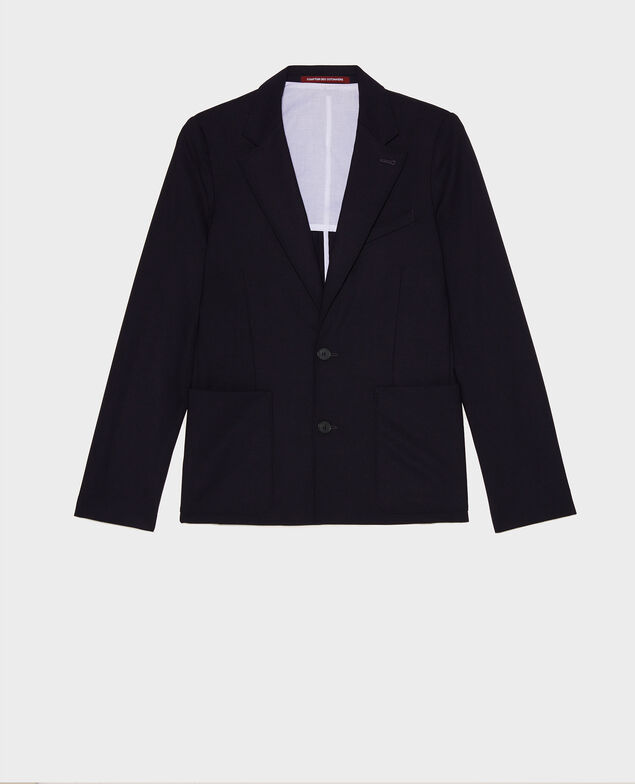 Blazer aus Wolle Dark navy