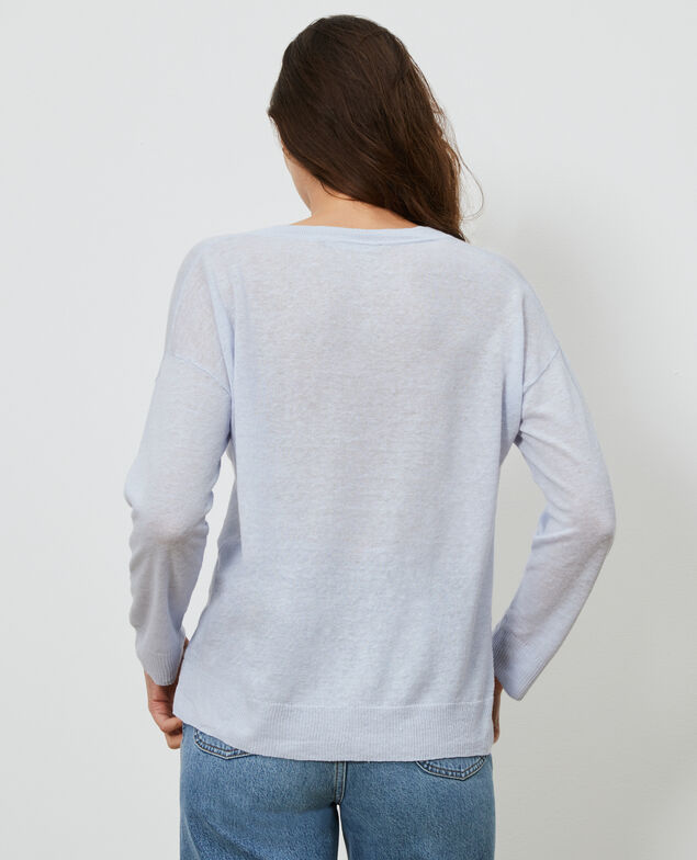 Pullover aus Leinen und Bio-Baumwolle Heather