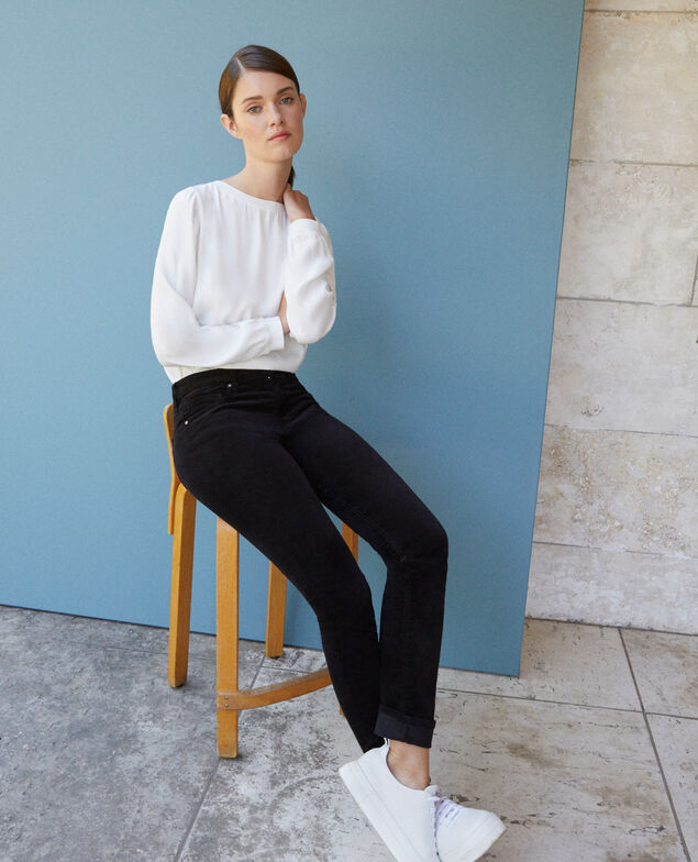 Slim-Jeans Schwarz
