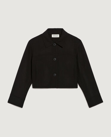 Kurze doppelseitige Jacke H091 black beauty