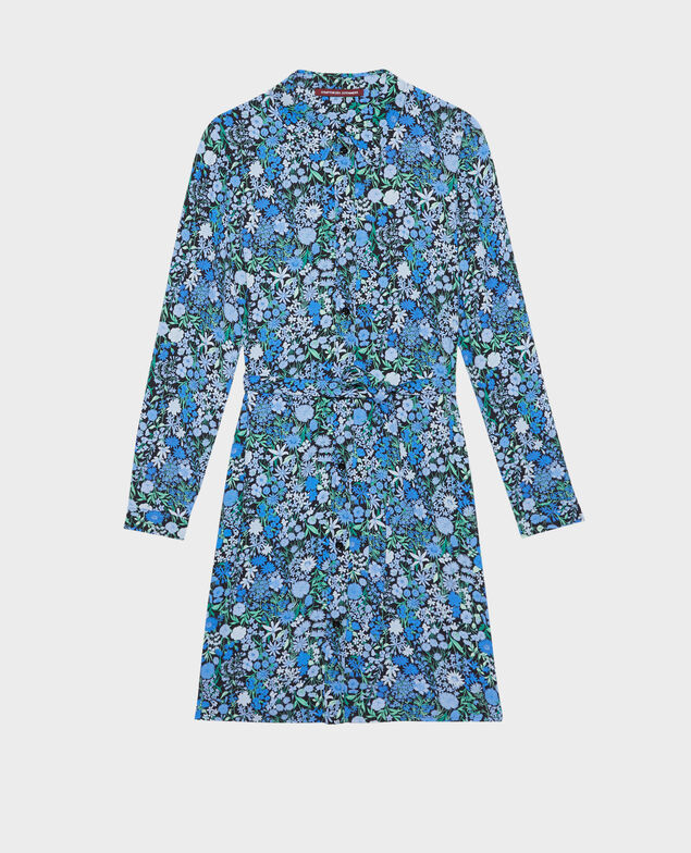 Hemdkleid 98 print blue