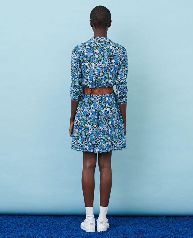Hemdkleid 98 print blue
