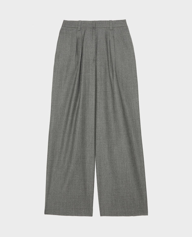 YVONNE - Weite Hose aus Kaschmir und Wolle 4275 medium_grey_melange
