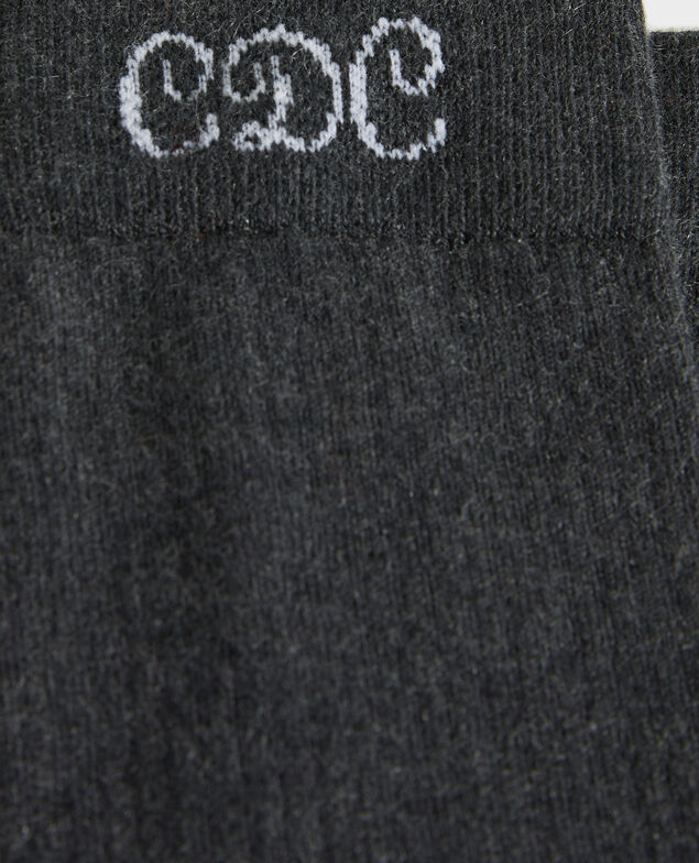 Socken aus Baumwolle und Kaschmir Medium grey melange