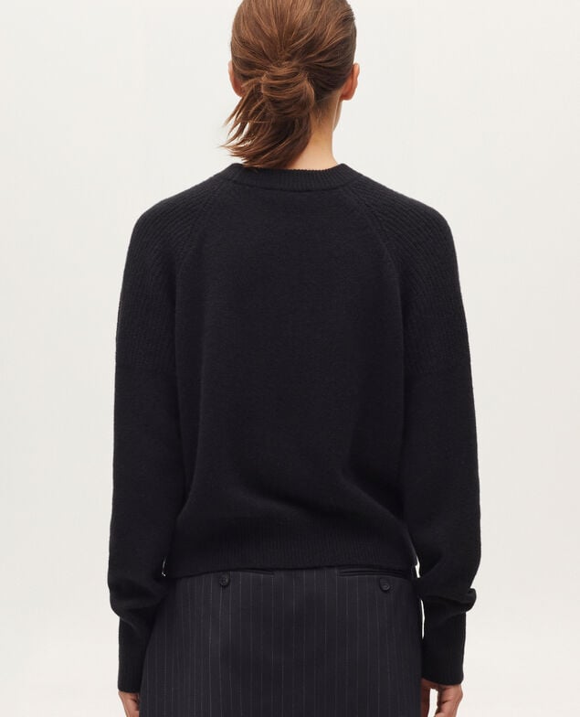 Pullover aus Kaschmir H091 black beauty