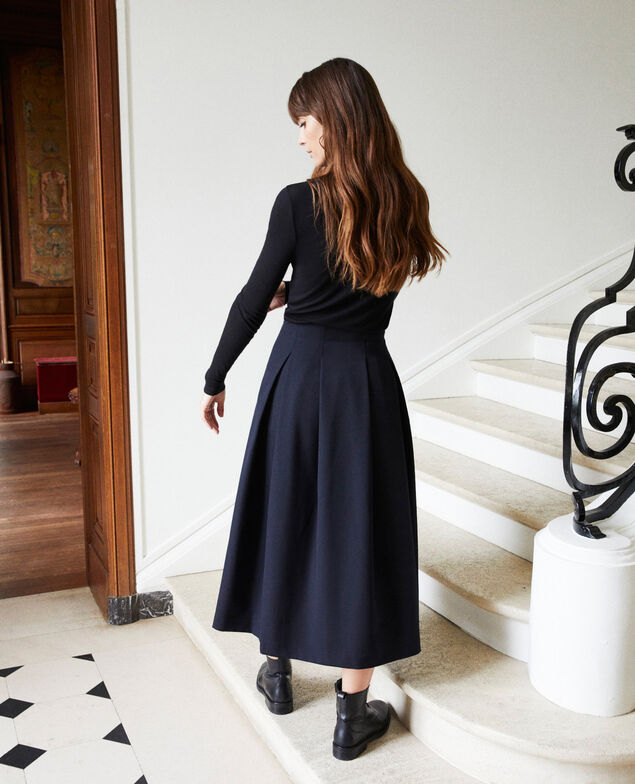 Mittellanger Rock Dark navy