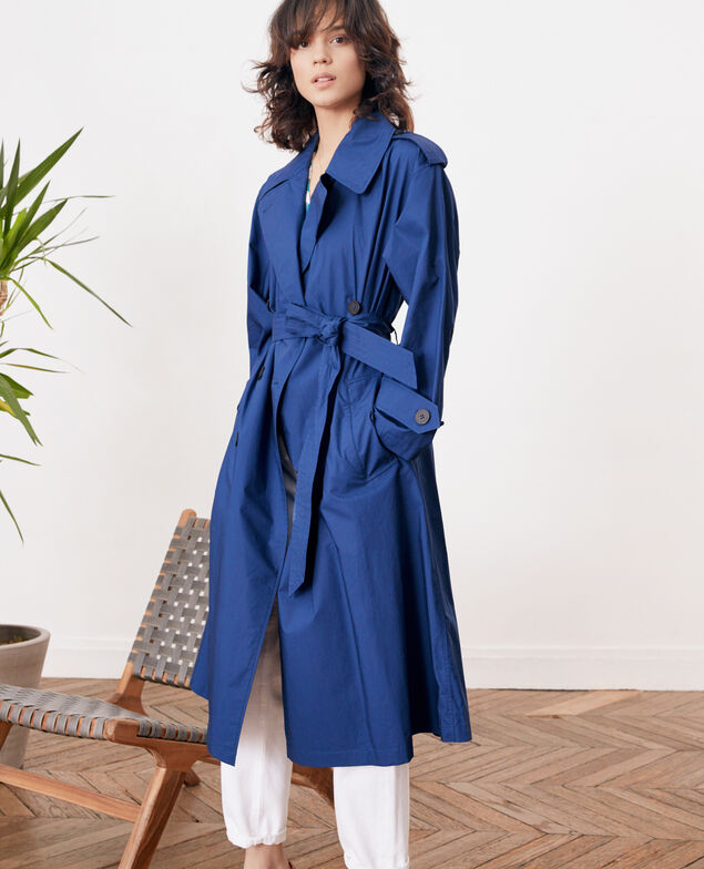 Leichter Trenchcoat Indigo
