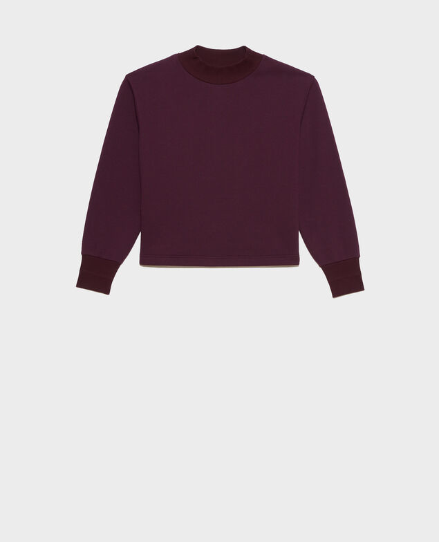 Sweatshirt mit Stehkragen Potent purple