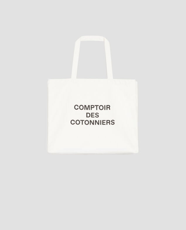 Maxi Shopper aus Baumwolle  H003 white
