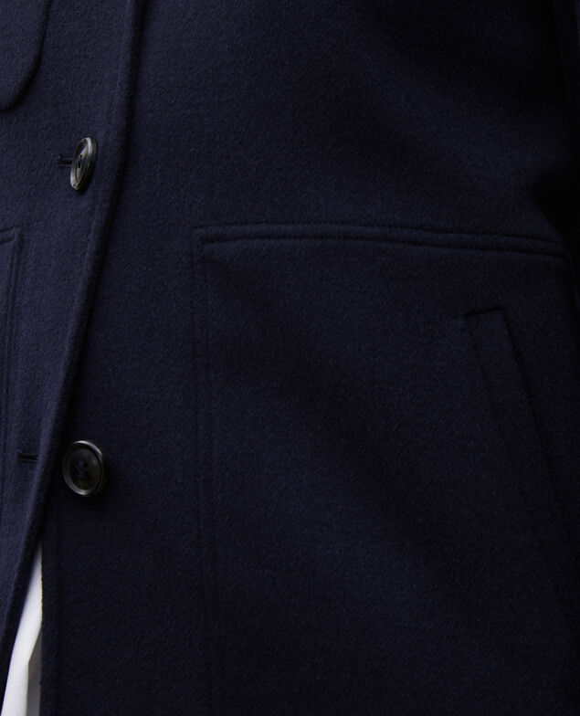  Jacke aus Doubleface-Wolle Night sky
