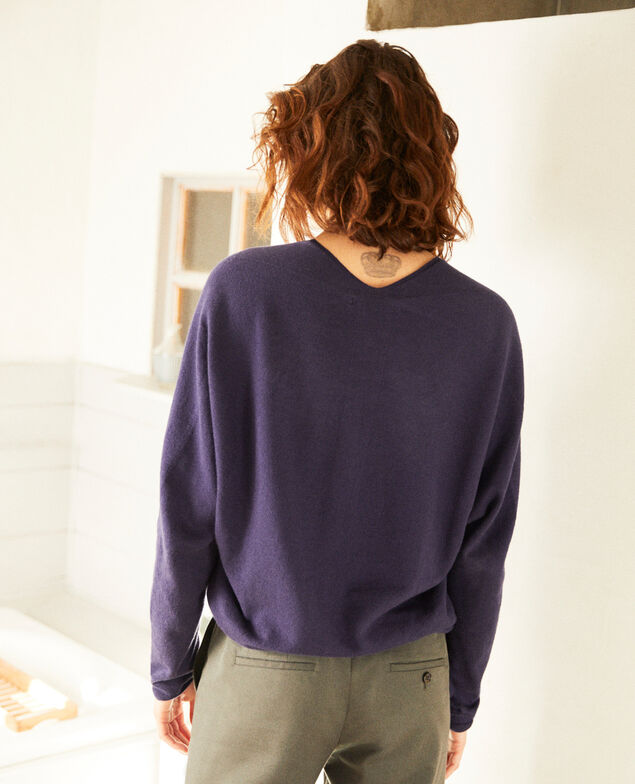 Pullover mit Kaschmir Ink navy