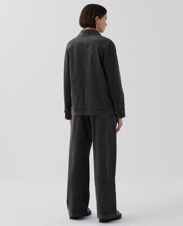 Cordjacke U070 gray