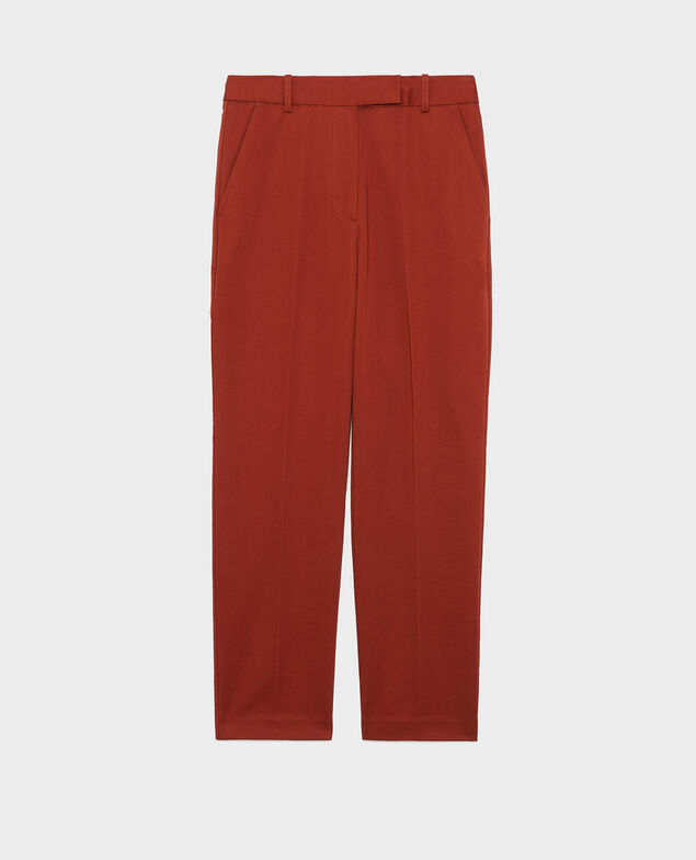 MARGUERITE - Zigarettenhose Brandy brown