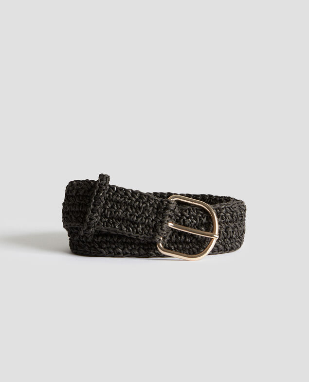 Breiter Flechtgürtel 8853 09 black