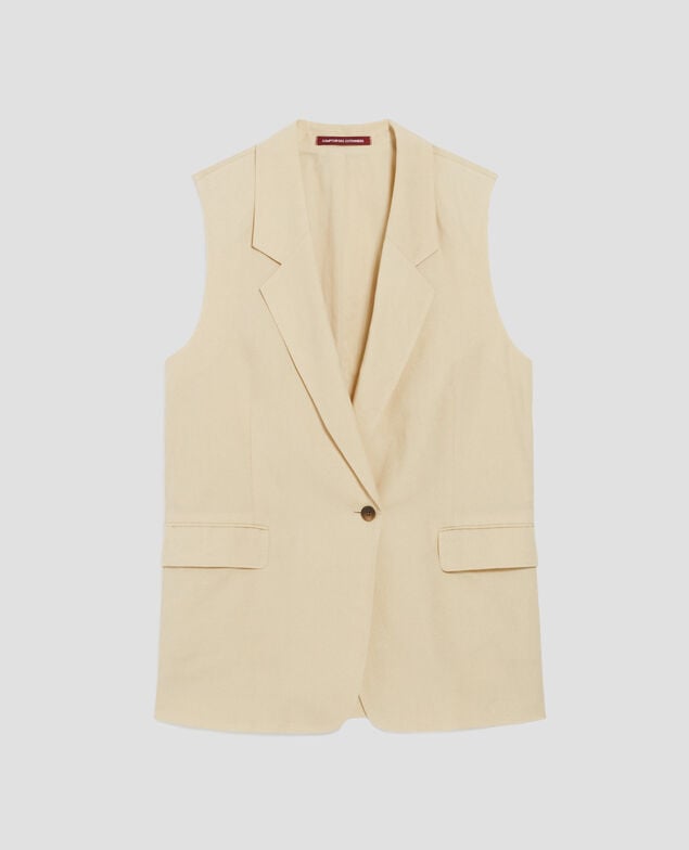 Blazer ohne Ärmel H311 oyester gray