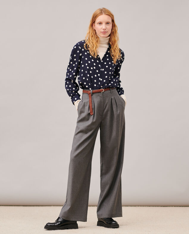 YVONNE - Weite Hose aus Kaschmir und Wolle 4275 medium_grey_melange