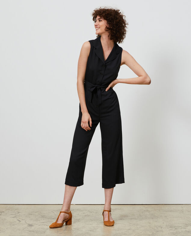 Overall mit Reverskragen Black beauty