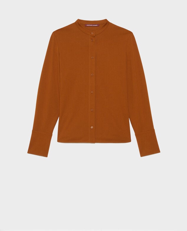 Bluse mit Mao-Kragen Monks robe