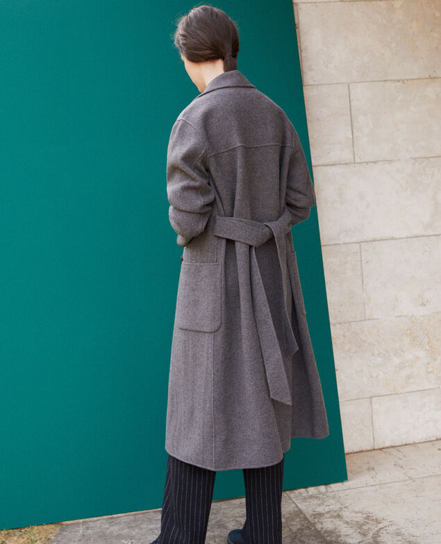 Doppelseitiger Mantel 0066 dark_heather_grey