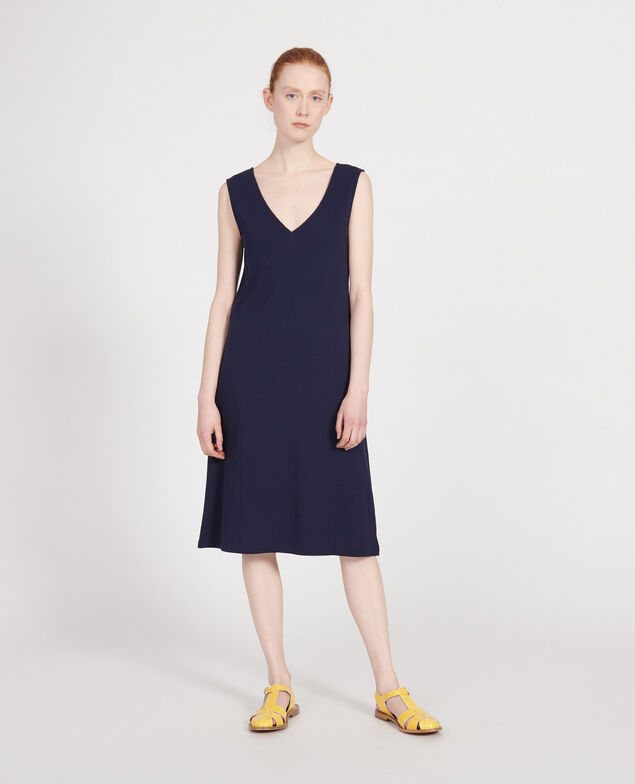 Baumwollkleid Maritime blue